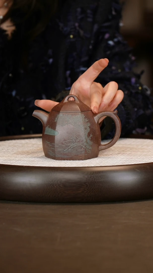 【赵克南】六方秦权 复兴窑烧 230cc+墨宝