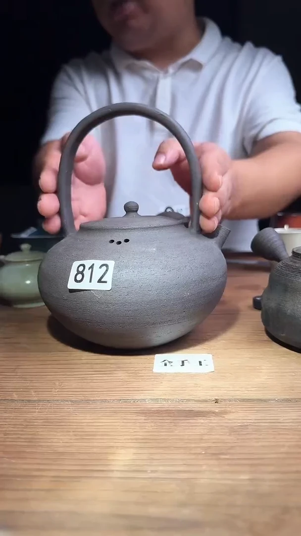 婺州龙窑烧制技艺全手工煮水壶（812