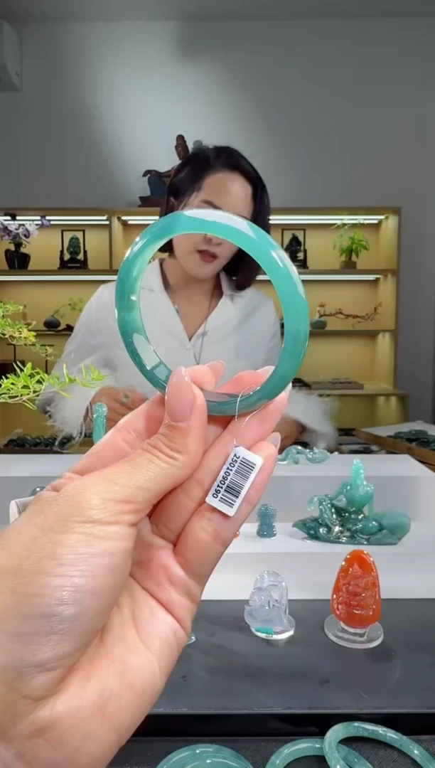 未镶嵌手镯翡翠54.5圈