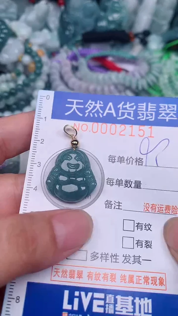 翡翠未镶嵌颈饰...0002151