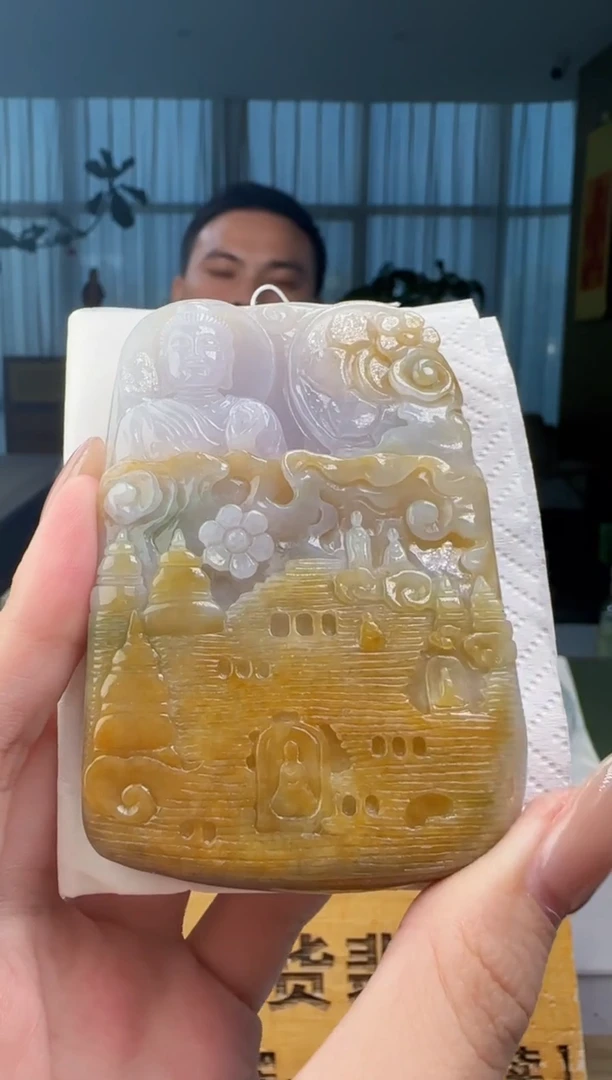 颈饰未镶嵌翡翠配底座CC@@960Q7J05026