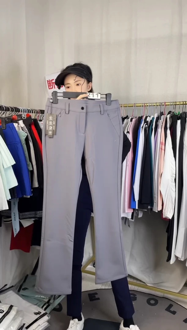 高尔夫灰色加绒长裤M码