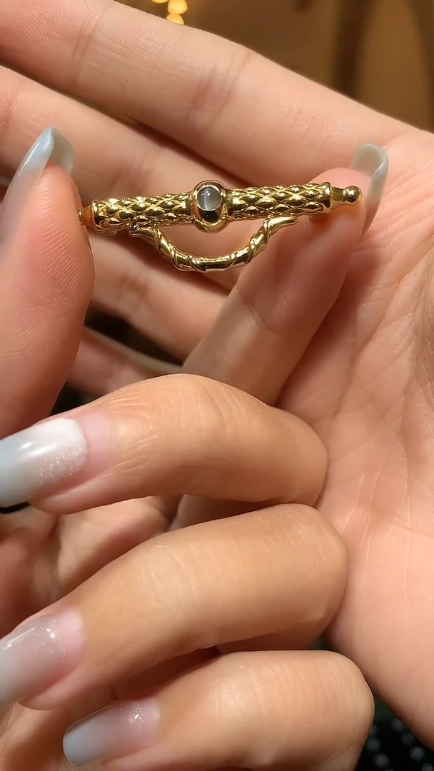 银S925镶嵌颈饰金绿宝石猫眼宝石世家严选