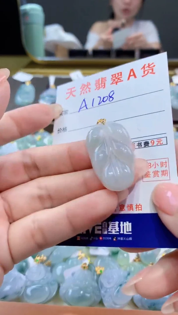 颈饰未镶嵌翡翠天然翡翠A货挂件