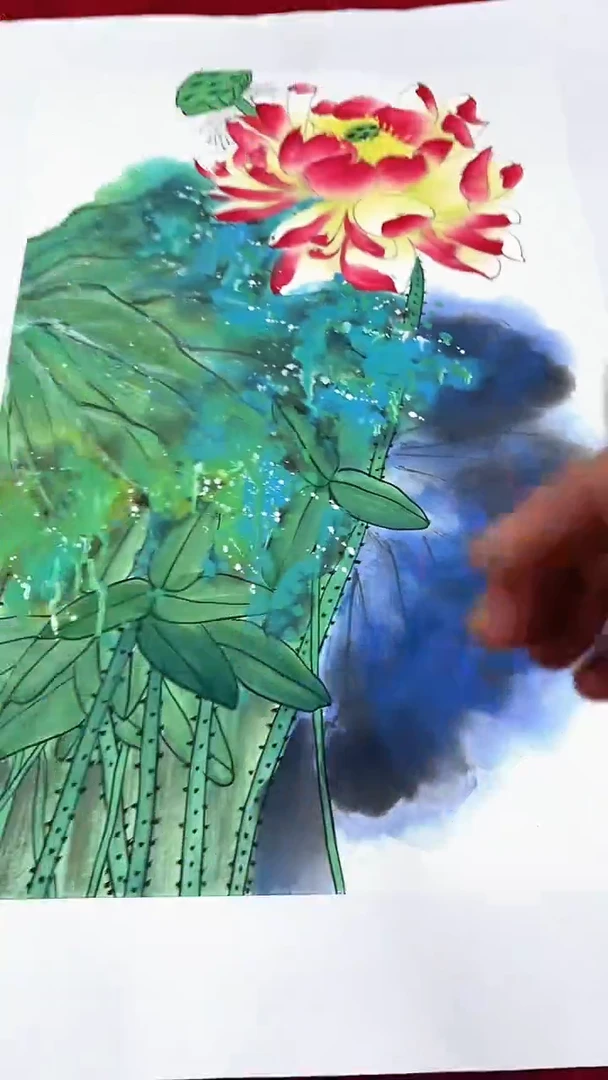 国画国画杨风顺绘画2.7pc花鸟