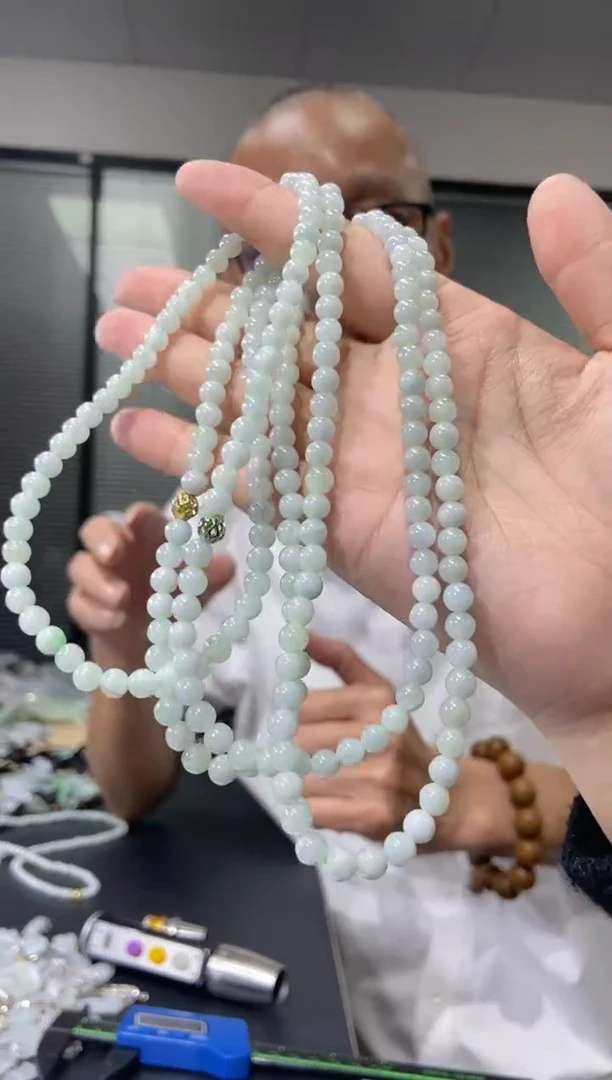 颈饰未镶嵌翡翠天然翡翠A货54多样性发一