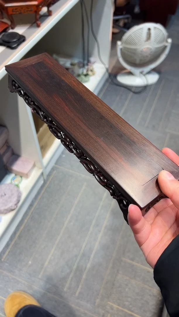 【闪购商品】红酸枝木类端景台工艺品底座