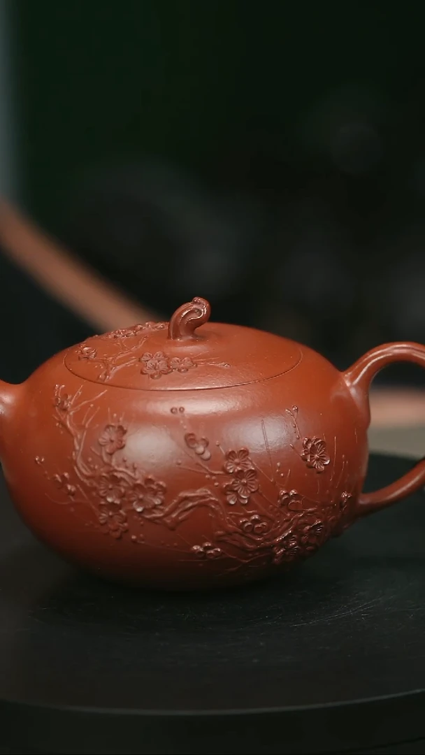 茶壶紫砂歹H1508陈春芬梅花苹果