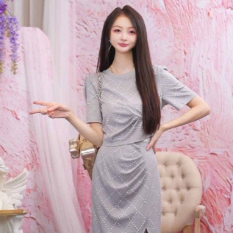 【韩诗诗专属】EVA OUXIU/伊华欧秀法式气质套装42KTZ4868