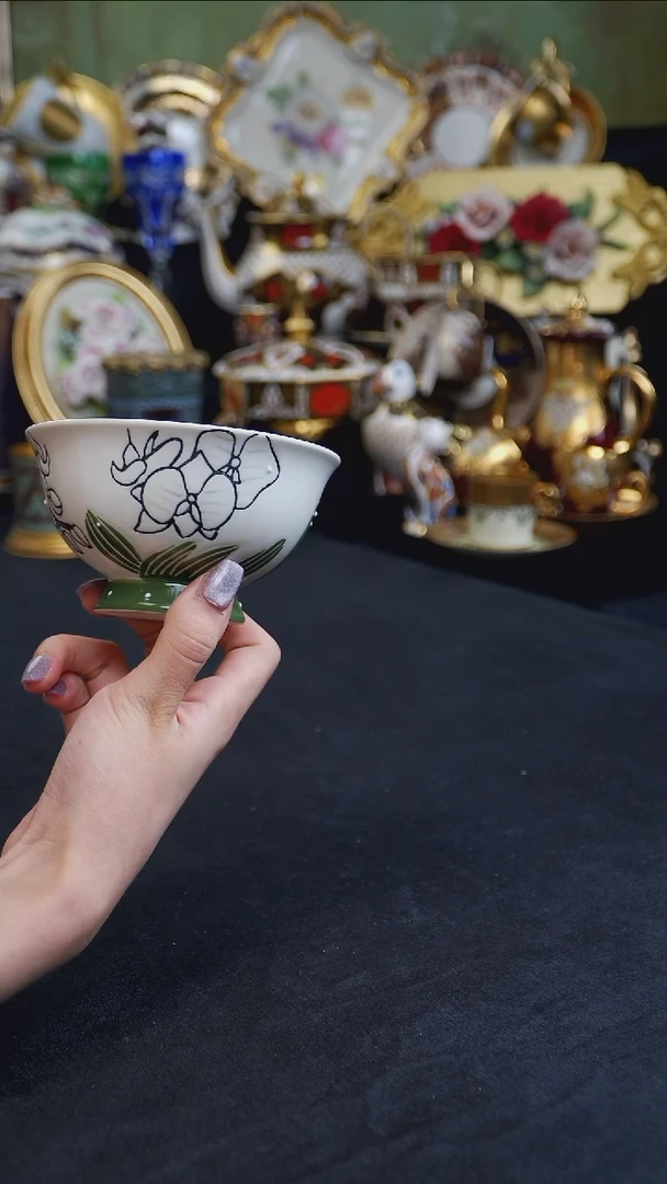 骨瓷婷婷中古器物如图所示187