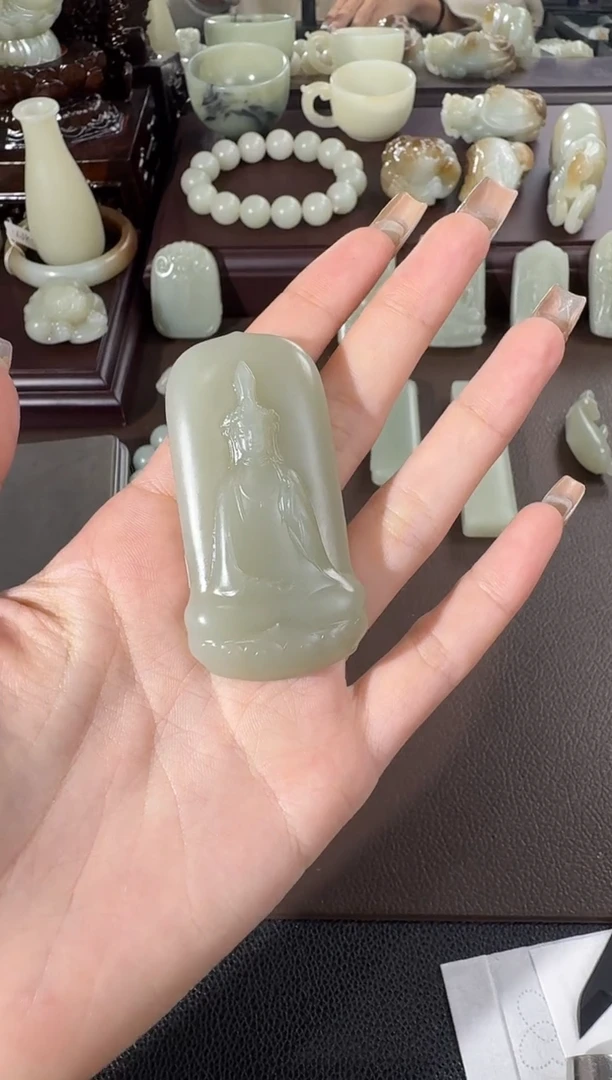 吊坠(不含链)未镶嵌和田玉5