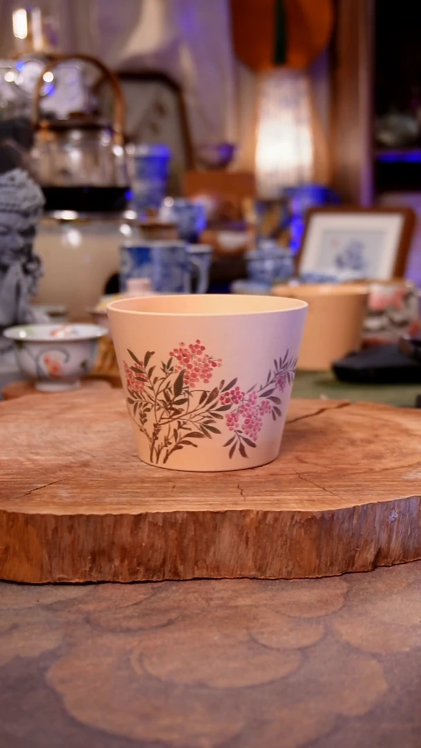 杯子陶琵琶手工手绘手工手绘