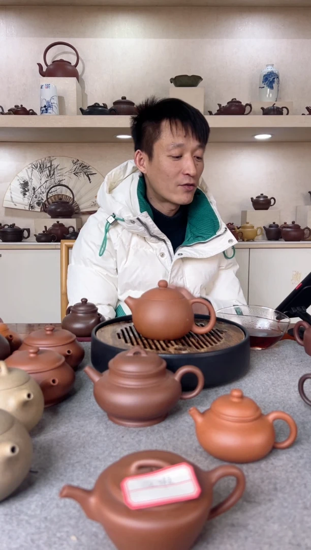 【闪购商品】紫砂茶壶西施 清水泥 半手工