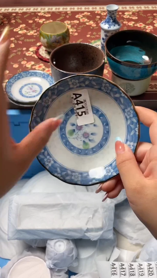 瓷片猫**王瓷器瓷器A415