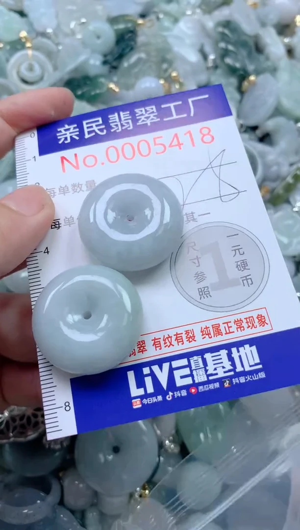 翡翠未镶嵌颈饰5418