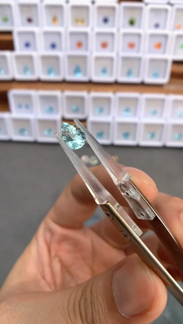 未镶嵌裸石定制海蓝宝石1.94ct 02026