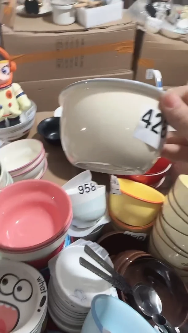 【4.75寸★4个】黑点针眼属正常陶瓷都有介意慎拍微瑕破损包赔