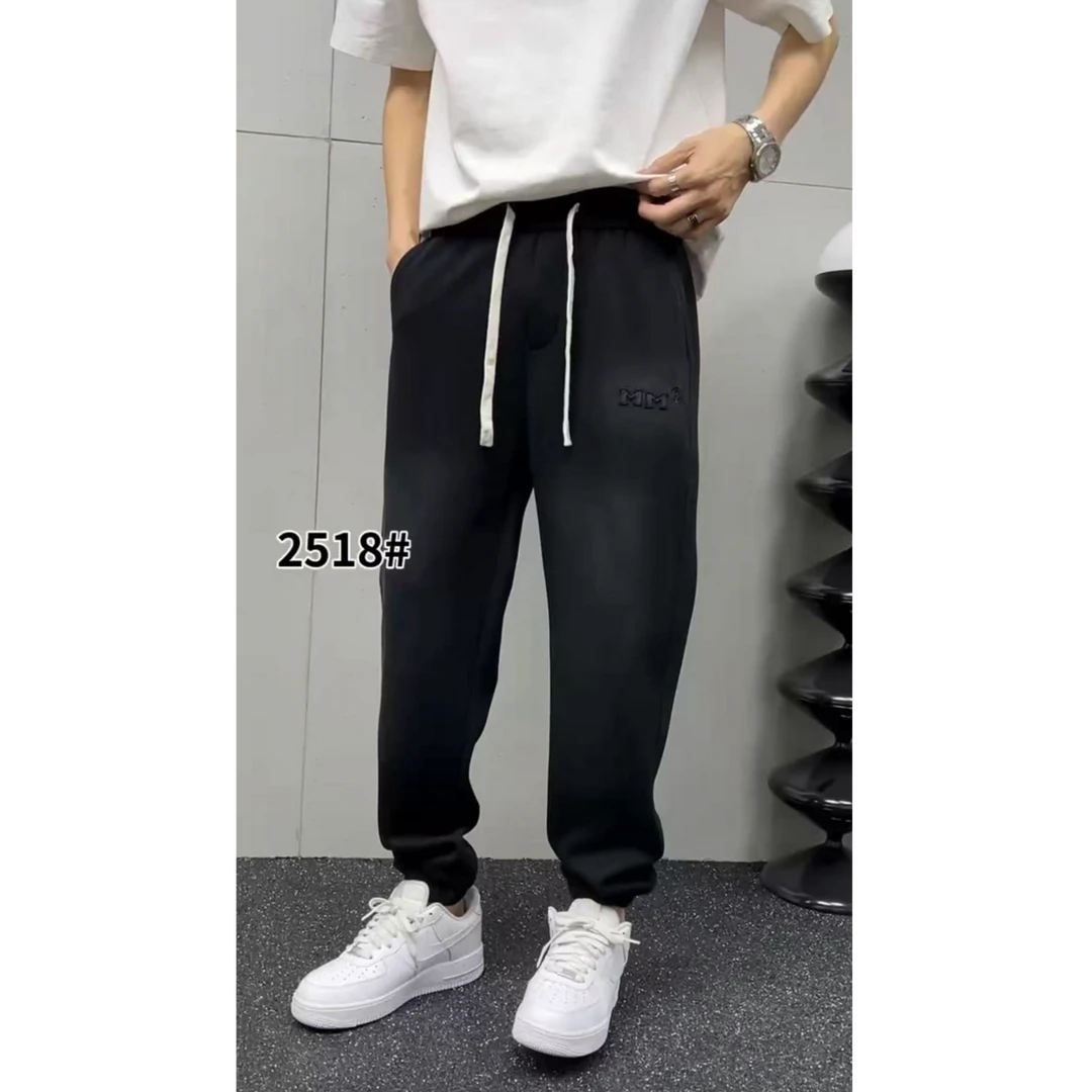 2518/新款春季炒洗卡尔棉休闲男士束脚休闲裤