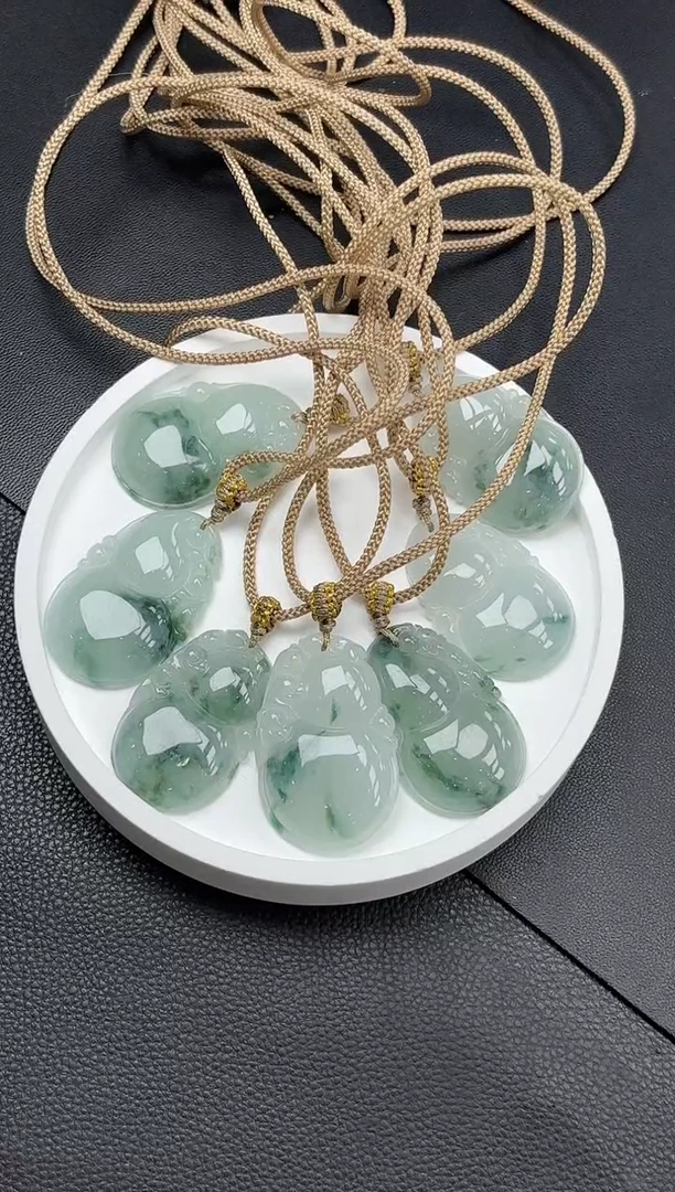 未镶嵌挂件翡翠葫芦/多样性发一件