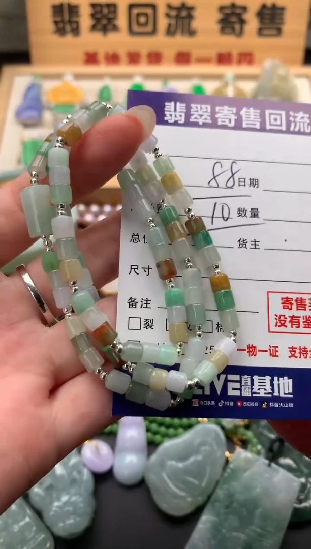 翡翠未镶嵌颈饰10134140