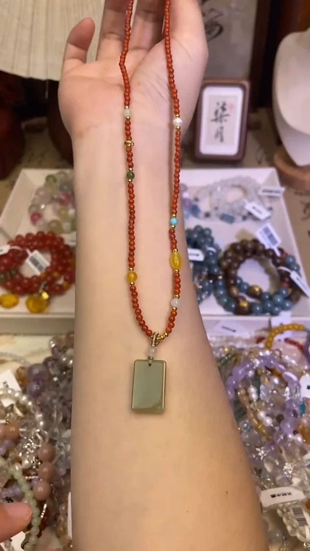 项链玛瑙未镶嵌156