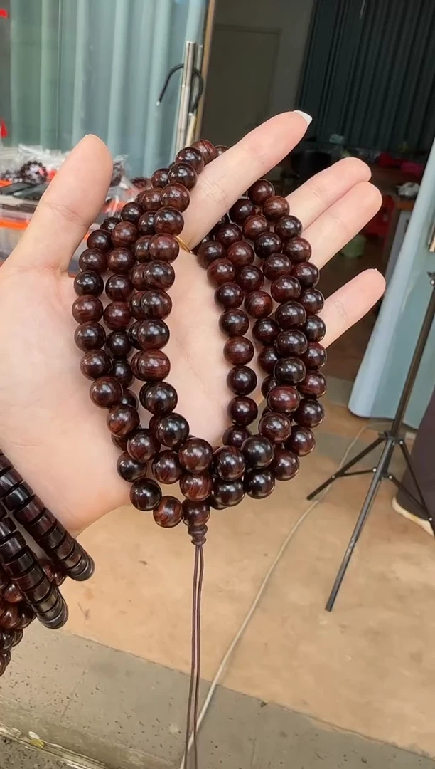 手串/手链黄花梨/降香黄檀海南黄花梨1.0X108紫油梨土埋老料