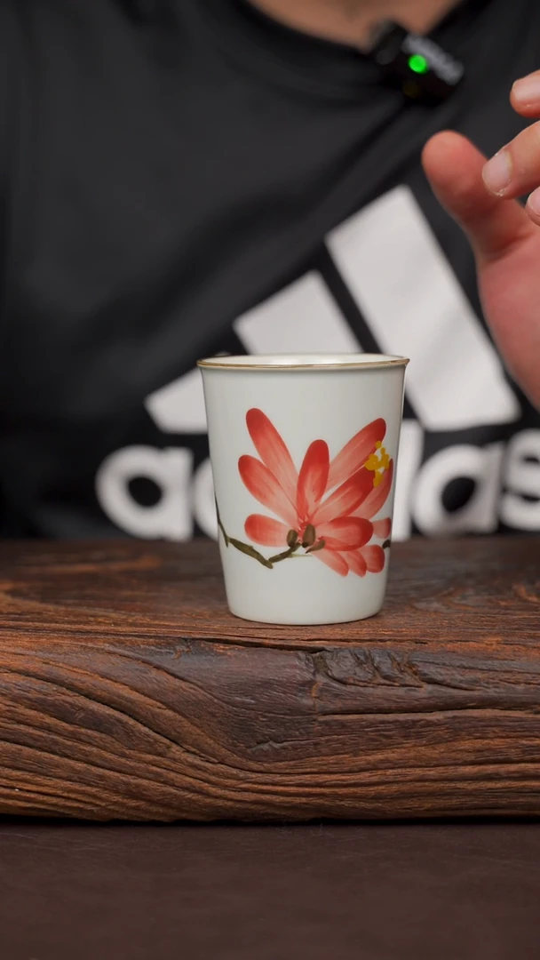 瓷片1寻一缕瓷香杯釉下手工手绘瓷器