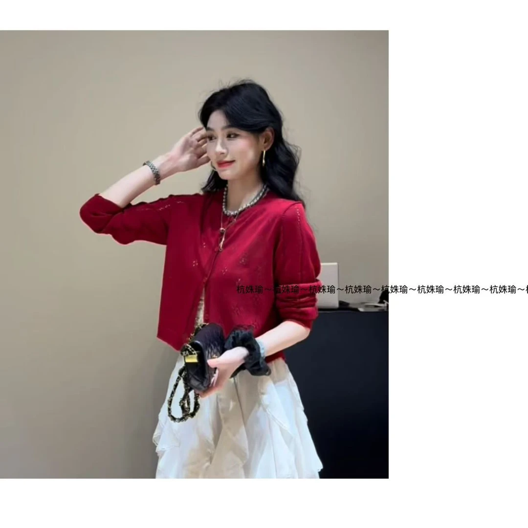 8539诗诗新款春季纯色开衫小清新上衣外套