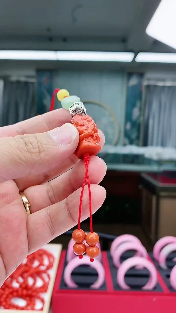 【闪购商品】翡翠颈饰未镶嵌G4手机挂