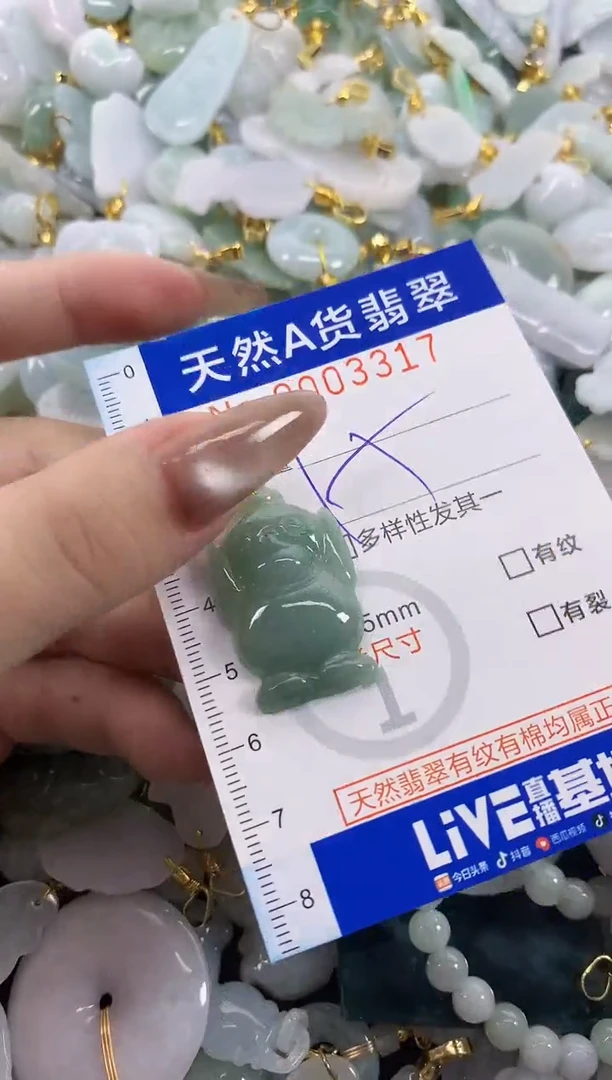 翡翠未镶嵌颈饰天然A货翡翠