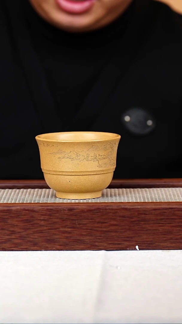 茶杯紫砂宜兴紫砂杯160CC 008