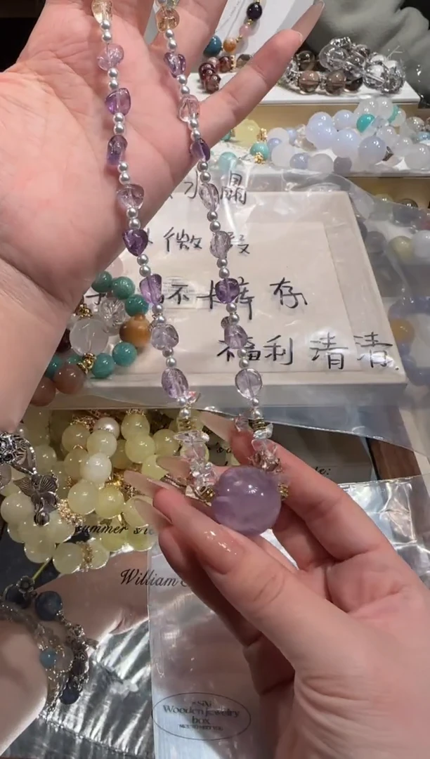 项链未镶嵌水晶多样性发一