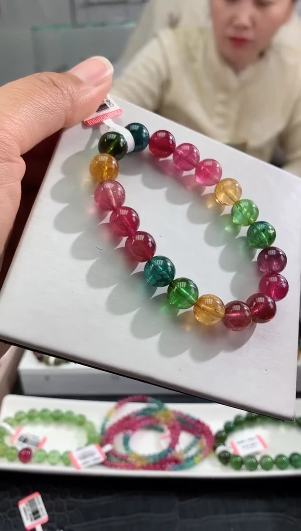 【闪购商品】碧玺手串未镶嵌多样性发一条