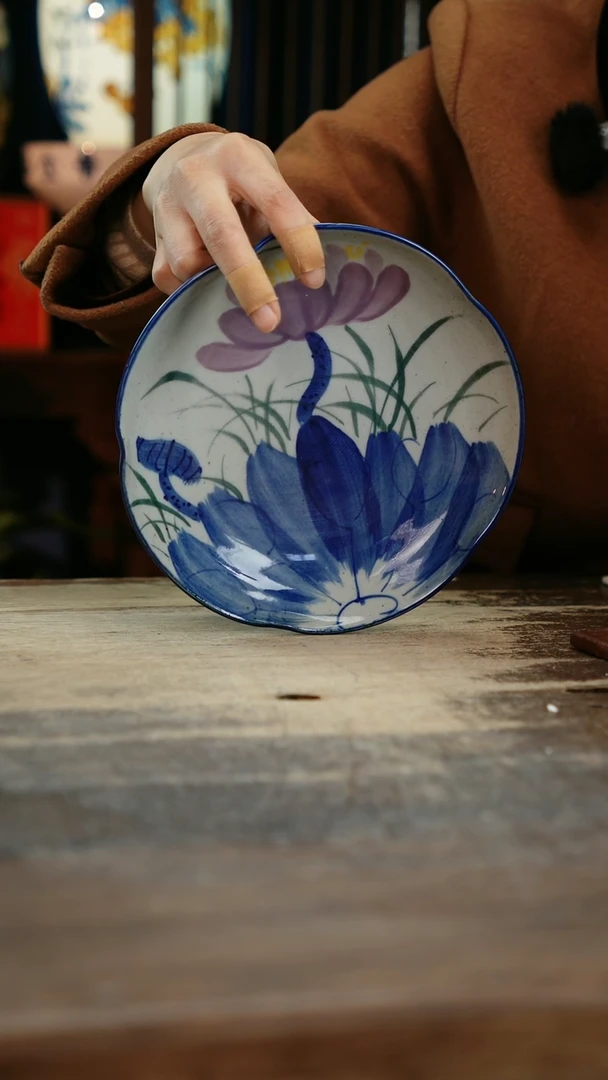 【闪购商品】瓷片景德镇纯手工釉下彩精品餐具