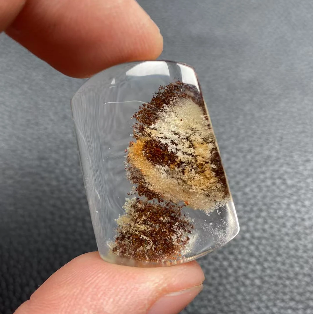 天然幽灵水晶吊坠
