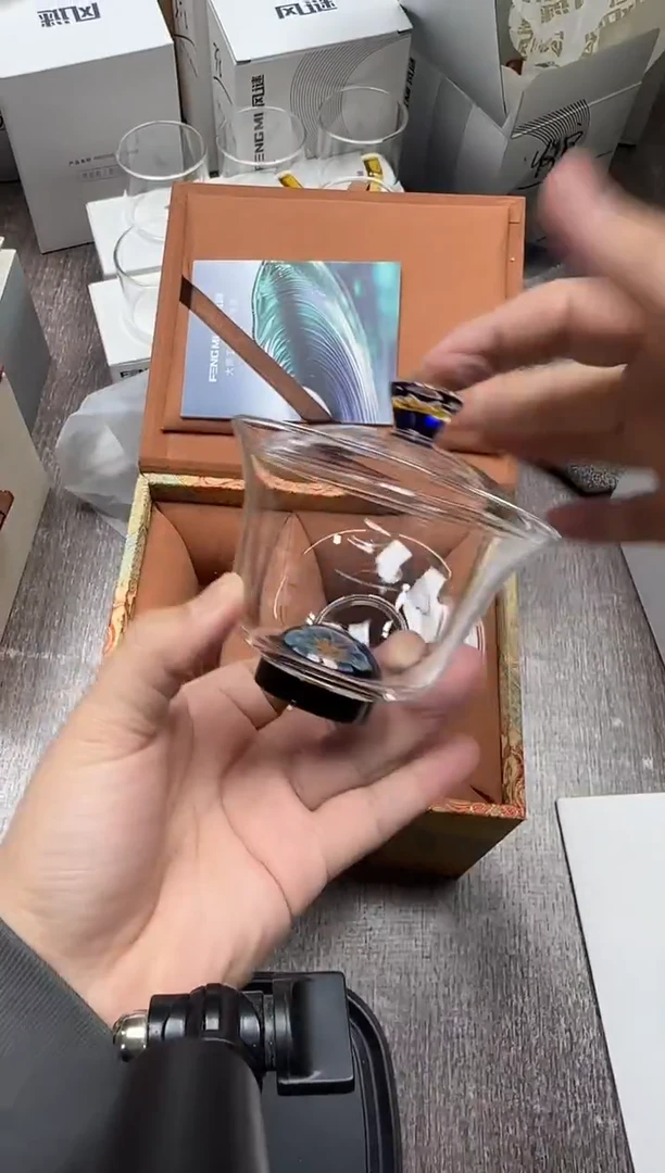 风谜·花语瑾卉盖碗透明（礼盒装）
