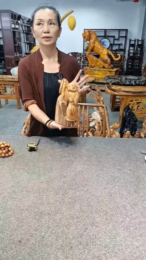 木乐乐佛茶盘，果香，手工雕刻