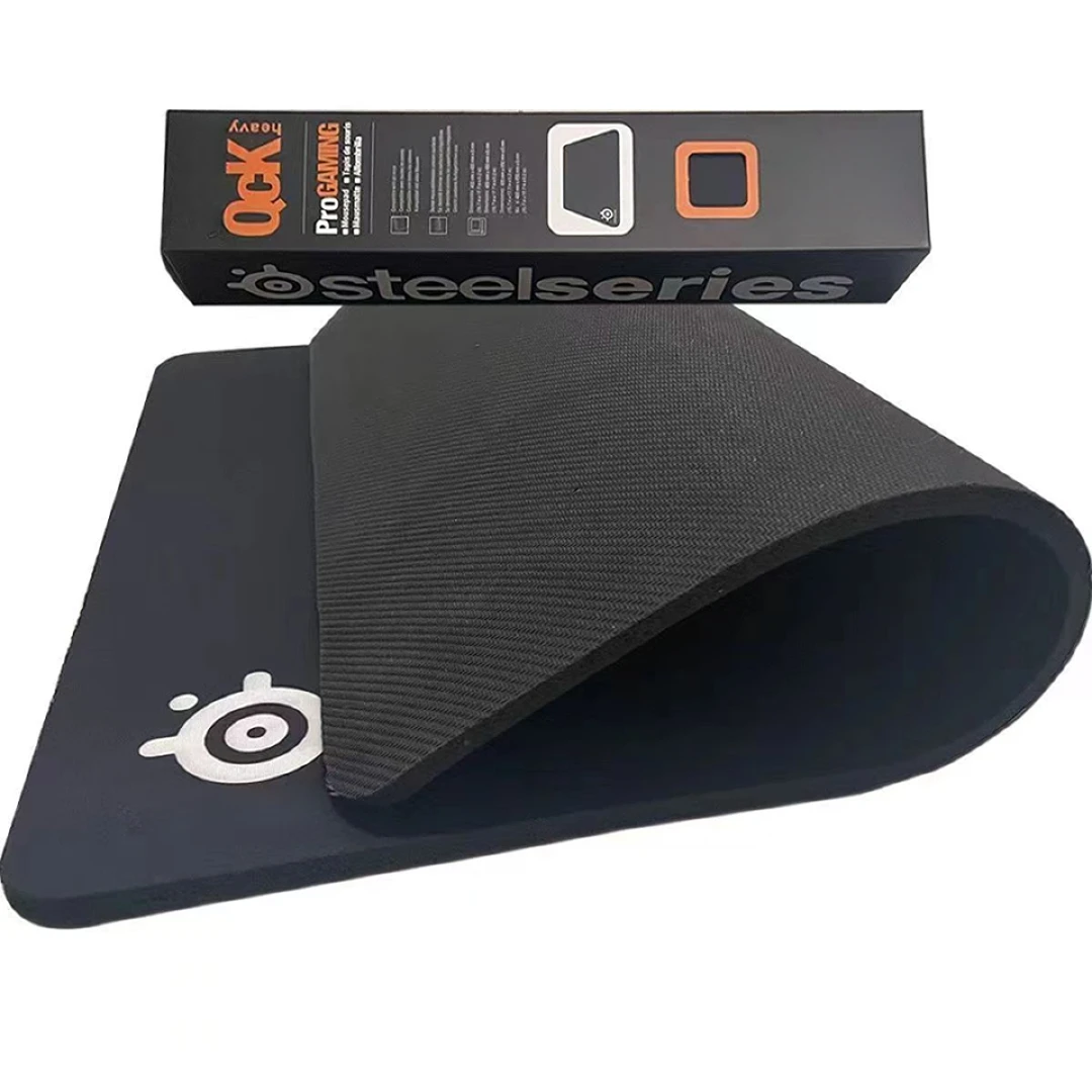 顺滑鼠标垫细面无异味qckheeavy超厚超大水洗防滑橡胶fps游戏桌垫