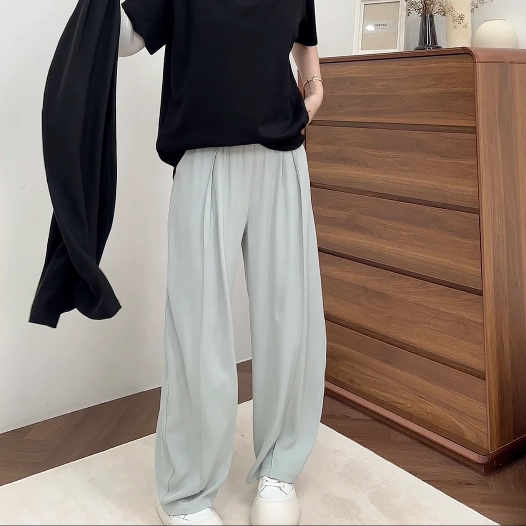 【林南南】 西装弯刀裤时尚休闲百搭简约纯色潮流681956