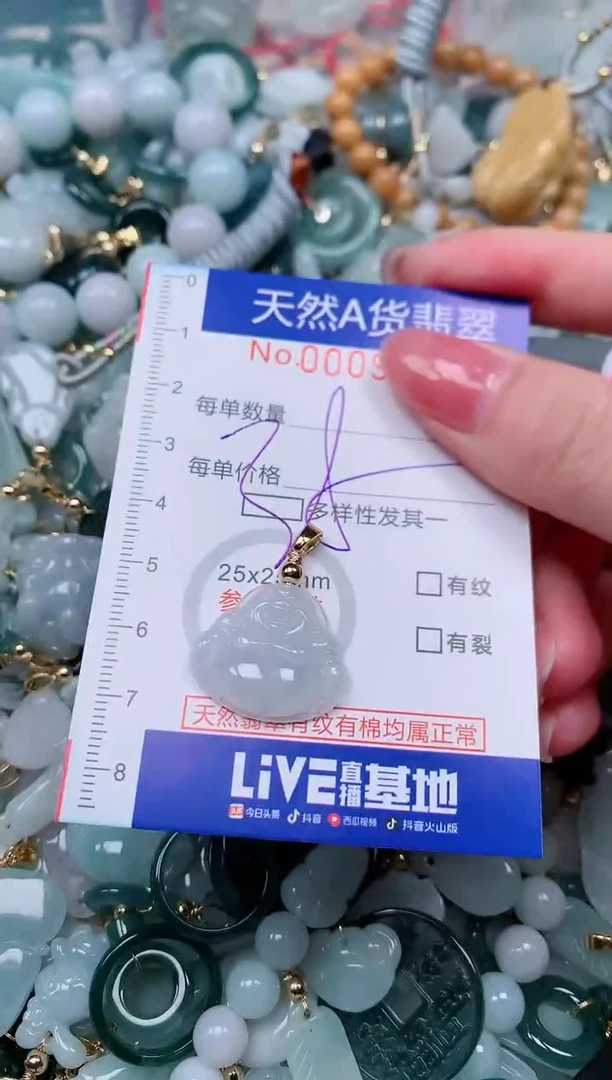 【闪购商品】翡翠颈饰未镶嵌00009464