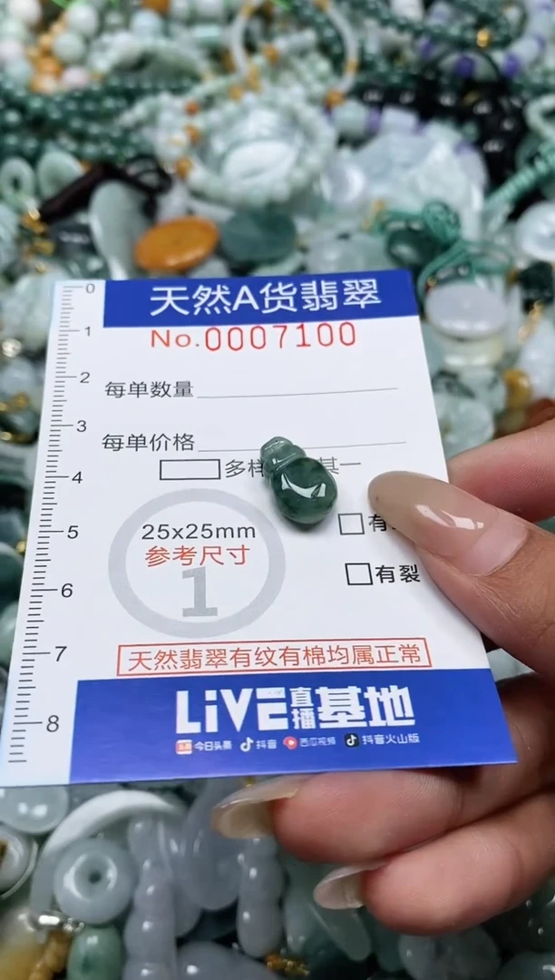翡翠未镶嵌颈饰闪购0007100