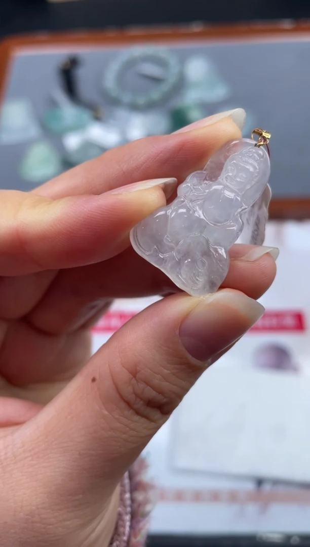 【闪购商品】定制翡翠18K金镶嵌01-17HDJT0133126