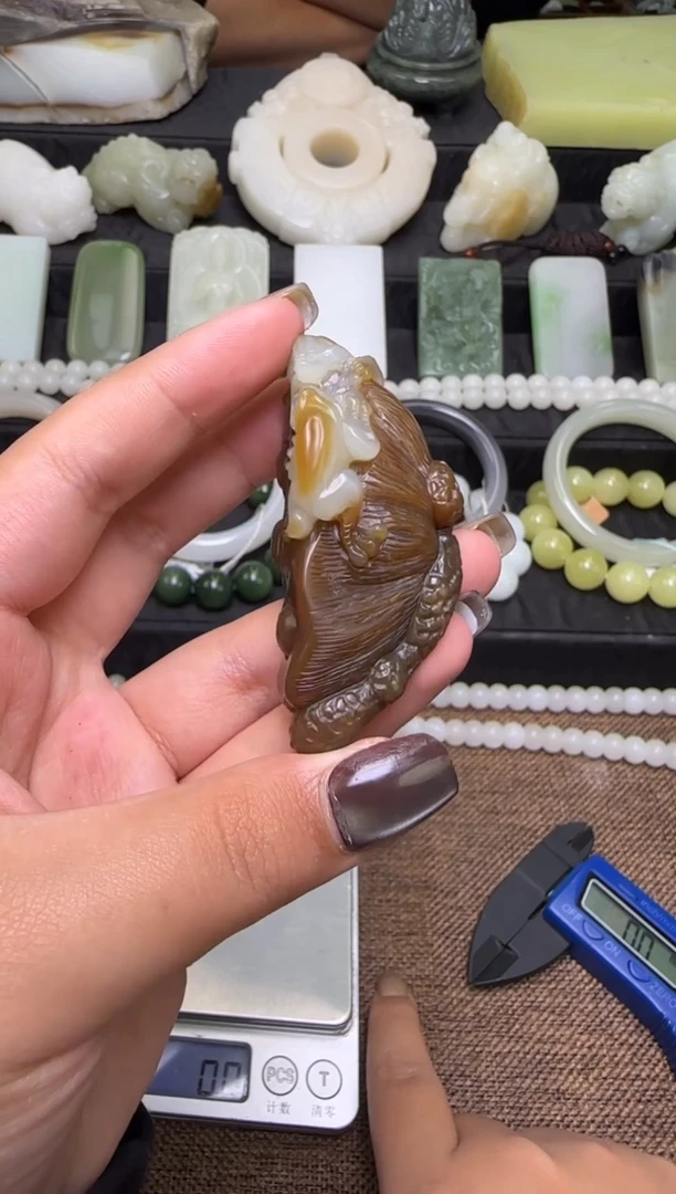 吊坠(不含链)未镶嵌和田玉吊坠