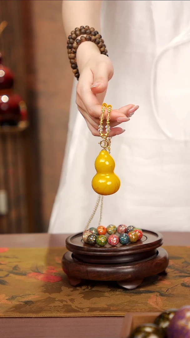 256 易林大漆开口小葫芦--78