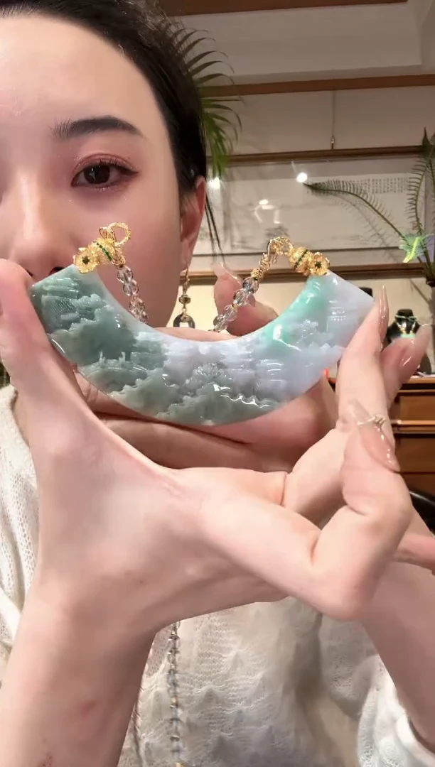 【闪购商品】翡翠颈饰未镶嵌国风