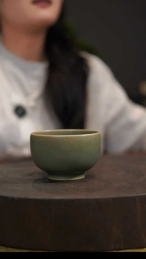 杯子罗汉杯 汝州原产地  原矿老釉