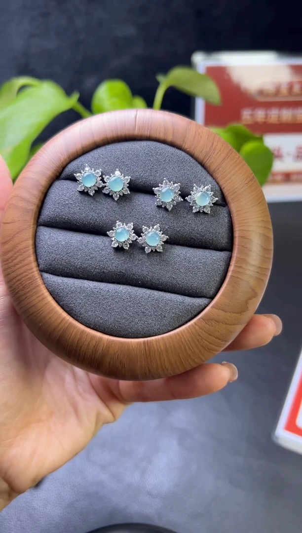 【闪购商品】翡翠挂件未镶嵌W500-2125366T多样性发一对