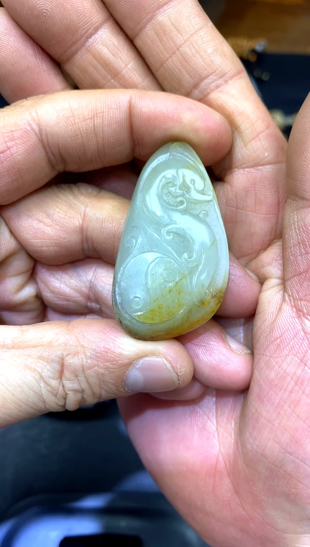 颈饰未镶嵌和田玉A****e挂坠