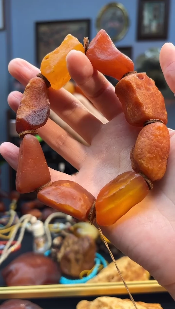 手串琥珀未镶嵌手串