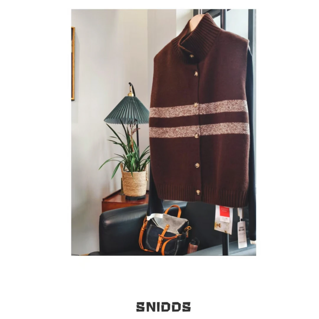 1/7 女士秋冬 知识分子 松弛感无袖100羊毛针织马甲